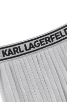 φόρεμα Karl Lagerfeld Kids ασημί