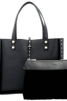 τσάντα shopper + τσαντάκι dafne Trussardi μαύρο