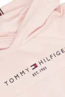 φόρεμα ESSENTIAL Tommy Hilfiger πουδραρισμένο ροζ