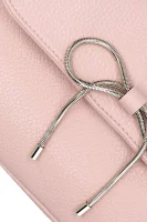 Δερμάτινα τσάντα ώμου Red Valentino πουδραρισμένο ροζ