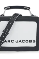 δερμάτινα ταχυδρομική τσάντα the box 20 Marc Jacobs μαύρο