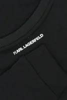 φούστα Karl Lagerfeld Kids μαύρο