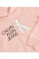 Μπλούζα | Regular Fit CALVIN KLEIN JEANS πουδραρισμένο ροζ