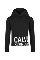μπλούζα | regular fit CALVIN KLEIN JEANS μαύρο