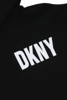 Μπλούζα | Regular Fit DKNY Kids μαύρο