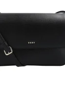 δερμάτινα ταχυδρομική τσάντα bryant DKNY μαύρο