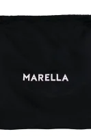 Δερμάτινα τσάντα ώμου Fama Marella κρεμώδες
