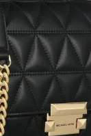 δερμάτινα ταχυδρομική τσάντα sloan Michael Kors μαύρο