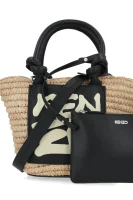τσάντα shopper + τσαντάκι Kenzo χρώμα άμμου