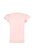 T-shirt | Regular Fit Tommy Hilfiger πουδραρισμένο ροζ