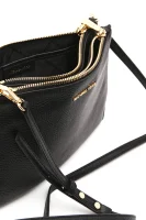 δερμάτινα ταχυδρομική τσάντα / τσάντα συμπλέκτη crossκορμάκια Michael Kors μαύρο