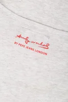 t-shirt jasmine andy warhol | regular fit Pepe Jeans London γκρί