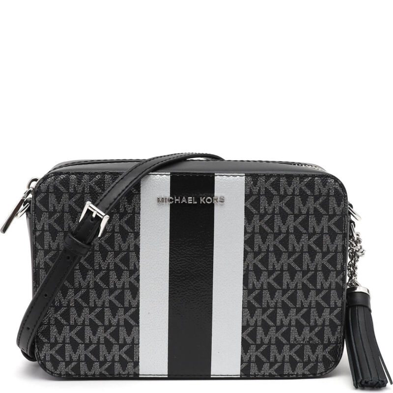 Michael Kors Δερμάτινα τσάντα ώμου Ginny