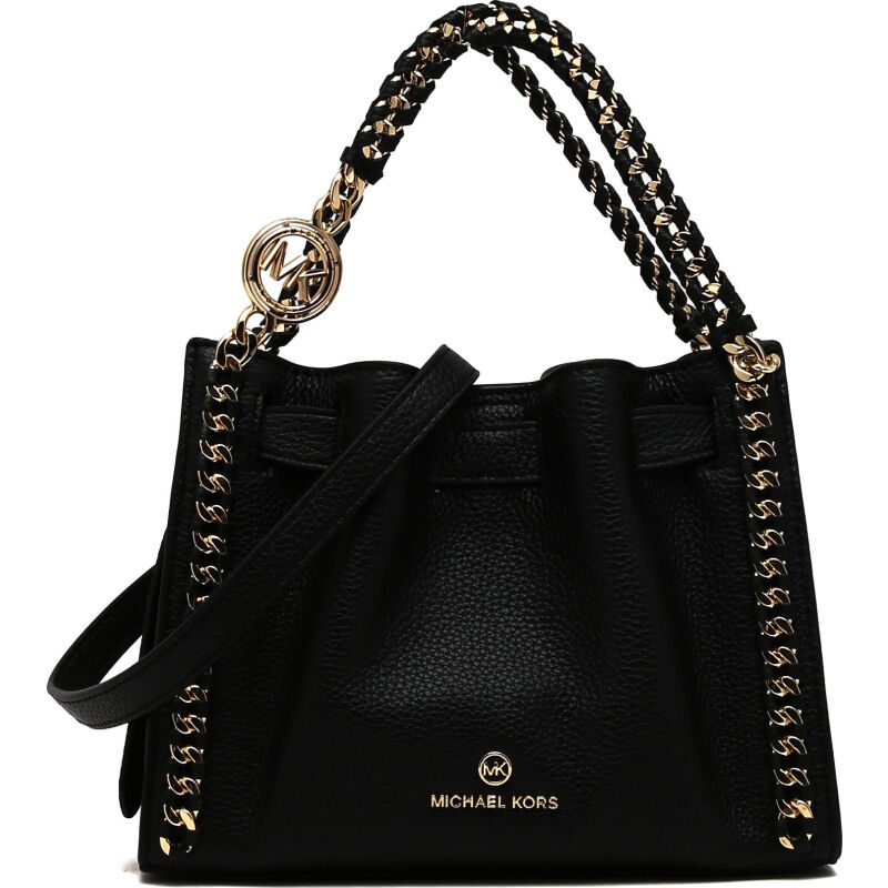 Michael Kors Δερμάτινα τσάντα ώμου MINA