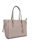 δερμάτινα τσάντα shopper Michael Kors πουδραρισμένο ροζ