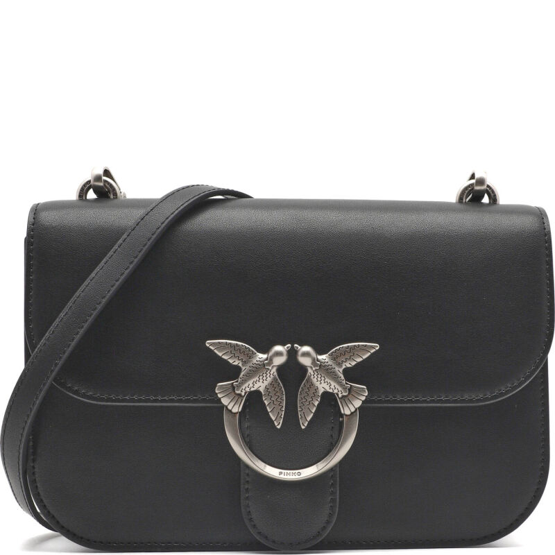 Pinko Δερμάτινα τσάντα ώμου LOVE BELL CLASSIC SIMPLY 2 CL