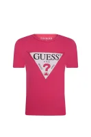 T-shirt | Regular Fit Guess ροζ