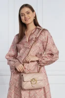 Δερμάτινα ταχυδρομική τσάντα LOVE MINI PUFF MAXI QUILT 8 CL Pinko πουδραρισμένο ροζ