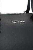 δερμάτινα τσάντα shopper jet set Michael Kors μαύρο