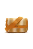 Δερμάτινα ταχυδρομική τσάντα Kate Spade πορτοκαλί