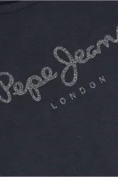 T-shirt HANA GLITTER | Regular Fit Pepe Jeans London ναυτικό μπλε
