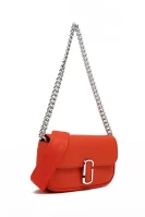 Δερμάτινα ταχυδρομική τσάντα THE J MARC MINI Marc Jacobs πορτοκαλί