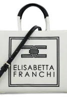 τσάντα ώμου Elisabetta Franchi άσπρο