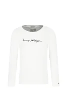 μπλούζα essential | regular fit Tommy Hilfiger άσπρο