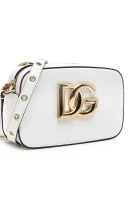 Δερμάτινα ταχυδρομική τσάντα 3.5 Dolce & Gabbana άσπρο