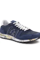 Sneakers ERIC | με την προσθήκη δέρματος Premiata ναυτικό μπλε