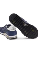Sneakers ERIC | με την προσθήκη δέρματος Premiata ναυτικό μπλε