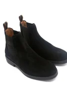 Δερμάτινος μπότες τσέλσι Brookly Gant μαύρο
