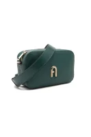 Δερμάτινα ταχυδρομική τσάντα Primula Furla πράσινο