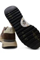Δερμάτινος sneakers MICK Premiata χρώμα σολομού