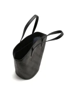 Δερμάτινα τσάντα shopper Karl Lagerfeld μαύρο