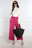Δερμάτινα τσάντα shopper Karl Lagerfeld μαύρο