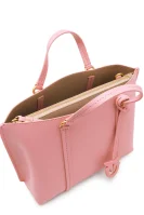 Δερμάτινα τσάντα shopper CARRIE Pinko ροζ