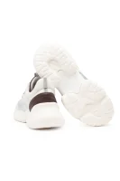 Δερμάτινος sneakers CLAIRES Bally άσπρο