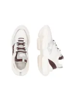 Δερμάτινος sneakers CLAIRES Bally άσπρο