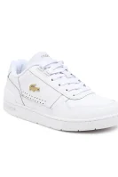 Δερμάτινος sneakers Court Lacoste άσπρο
