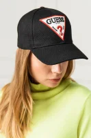 καπέλο μπείζμπολ logo Guess Underwear μαύρο