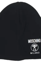 μάλλινη καπέλο Moschino μαύρο