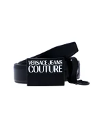 δερμάτινα ζώνη Versace Jeans Couture μαύρο