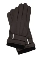 Δερμάτινος γάντια Calvin Klein γραφίτη