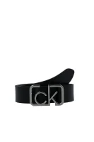 δερμάτινα ζώνη ck signature Calvin Klein μαύρο
