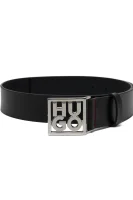 Δερμάτινα ζώνη HU-GO HUGO μαύρο