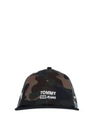 καπέλο μπείζμπολ cut & sew Tommy Jeans χακί
