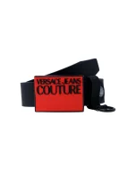 δερμάτινα ζώνη Versace Jeans Couture μαύρο