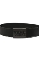 Δερμάτινα ζώνη Karl Lagerfeld μαύρο