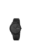 ρολόι minimalist Calvin Klein μαύρο